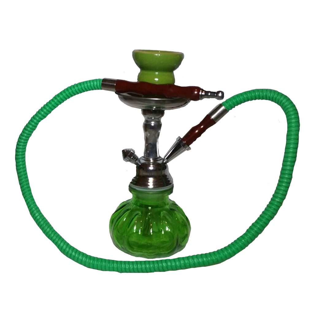 Narghilea Verde Dream Color 25 CM cu un furtun.