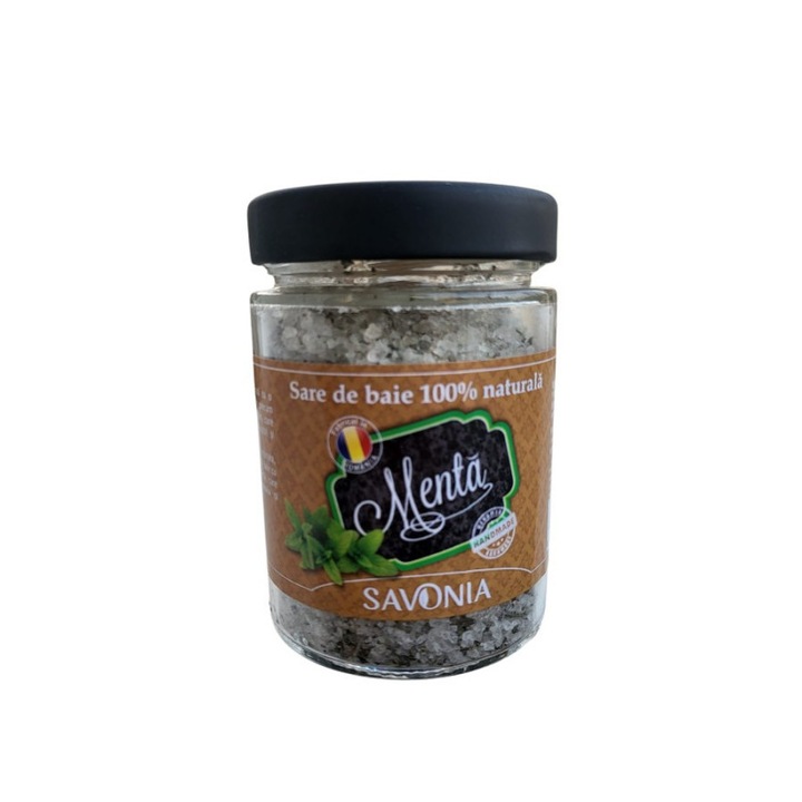 Сол за вана с мента Savonia, 100% натурална
