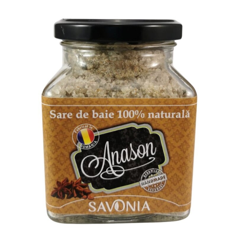 Sare de Baie 100% Naturala, Anason - Savonia