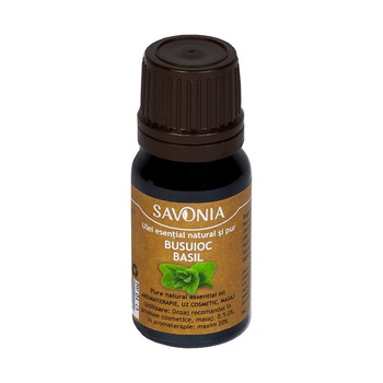 Ulei Esential Natural si Pur, Busuioc - Savonia Ulei Esential Natural si Pur, Busuioc - Savonia