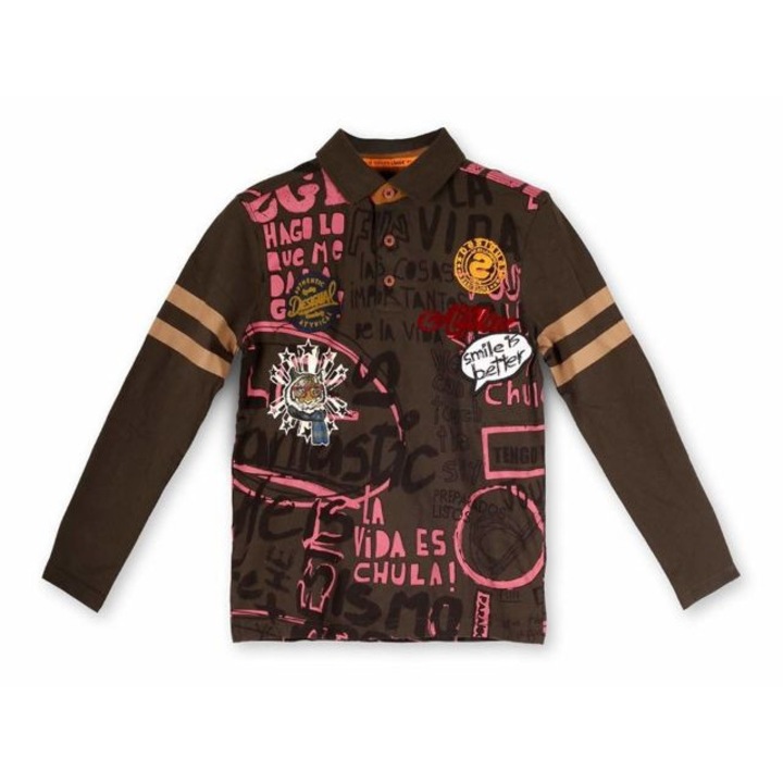 Bluza Desigual copii 59T36G1, Maro, 152 CM