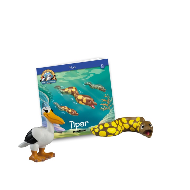 Revista Vietuitoare din mari si oceane 2022 – Nr.16 – Tiparul Manny + mama pelican Penny, DeAgostini, + 3 ani