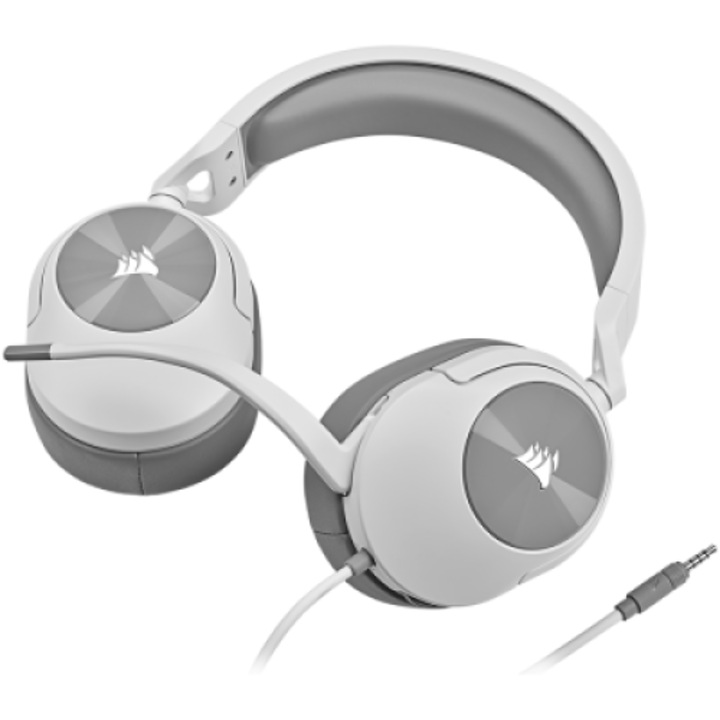 Слушалки с микрофон 3.5mm Corsair HS55 Surround White геймърски SS301440