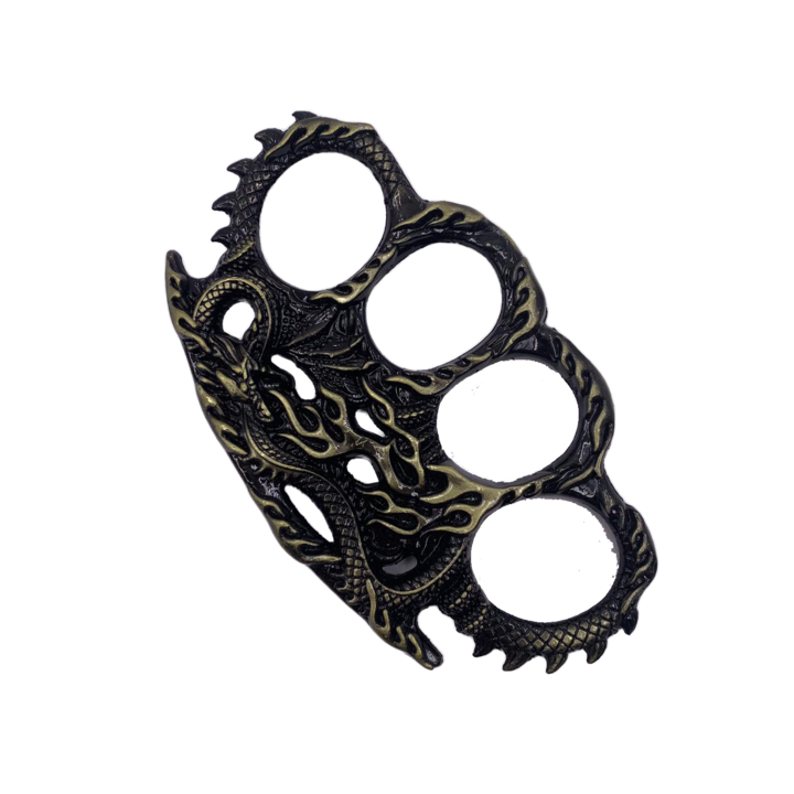 Бокс за самозащита, модел "Дракон в пламъци", зелен, Dalimag