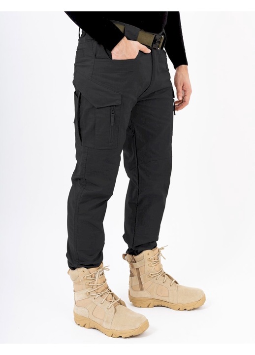 Pantaloni Elite Pro 2.0 micro ripstop, TEXAR, Bumbac/Poliester, Gri inchis, Marimea L