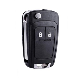 Carcasa pentru cheie auto, Vaxiuja, Plastic/Cupru, Compatibil cu Chevrolet/Opel/Buick, Negru
