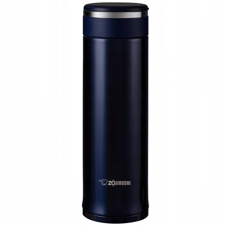 Termos, Zojirushi, Plastic/otel inoxidabil, Bleumarin, 460 ml