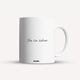 Cana personalizata, Ceramica, cu mesaj motivational, cafeaua se bea cu mine, nu cu zahar, pentru ceai, cafea, pentru ea si el, Alba, 330 ml