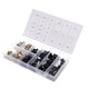 Set suruburi si cleme pentru caroserie, 170 elemente, Kraft&Dele KD10497