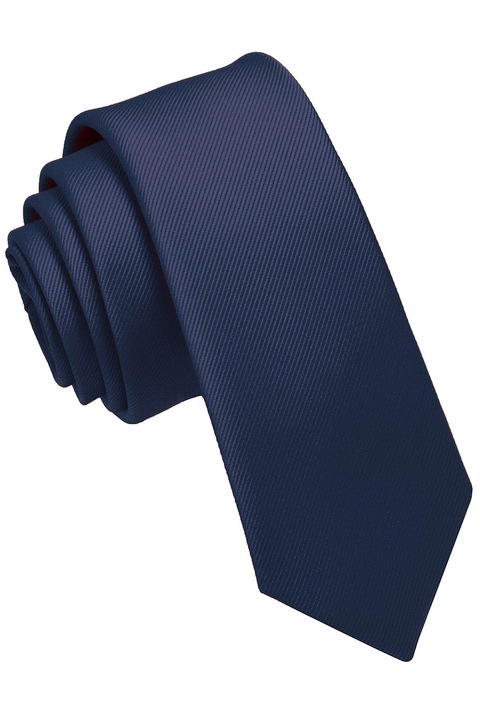 Cravata barbati, Vaxiuja, ingusta, twill fin, 6x145 cm, Neagra