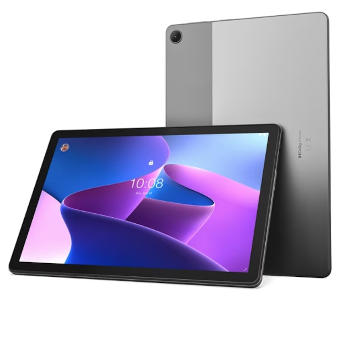 Таблет Lenovo, Tab M10, 3-то поколение, TB328FU, Octa-Core, 4GB RAM, 64GB, Wi-Fi, Сив