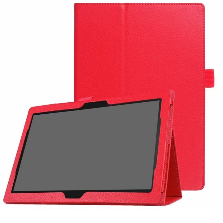 Husa pentru Lenovo Tab M7, Piele, Rosu
