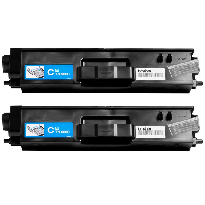 Brother TN-900CTWIN Toner - Ciánkék (284077)