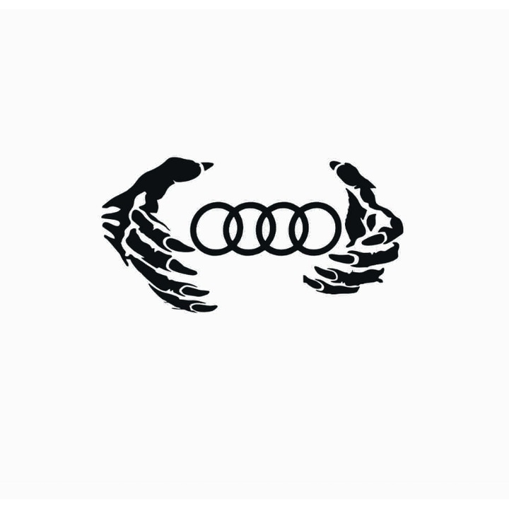 Sticker Hand Audi 15x7.6 cm, Creative Rey®