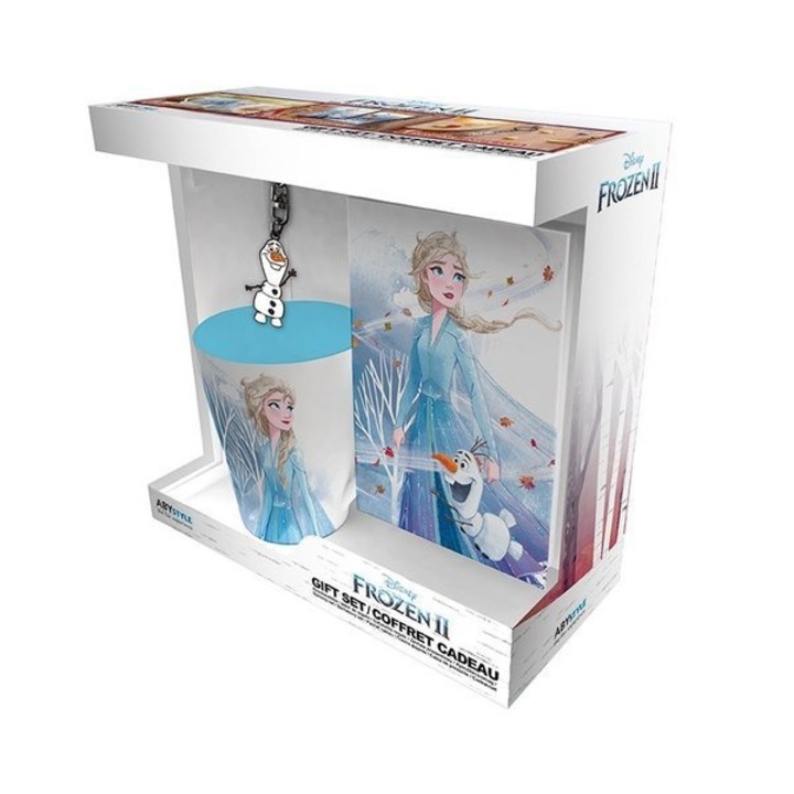 Set cadou Disney Frozen Elsa, Abystyle, Alb/Albastru