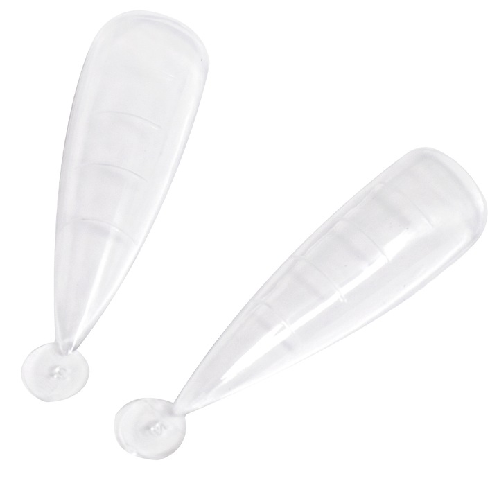 Global Fashion újrafelhasználható hegyes tip készlet, Polygel Manmond hosszabbításokhoz, 120 db