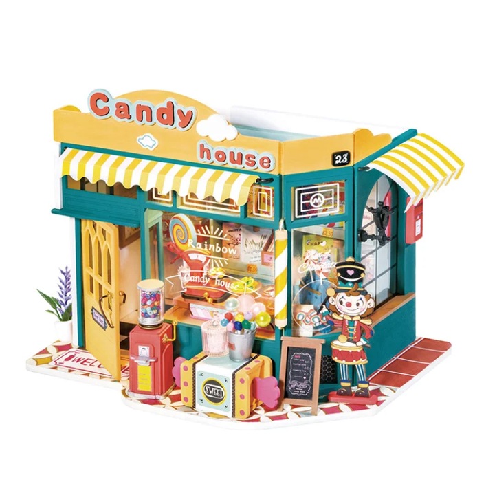 Rolife 3D Puzzle, DIY Rainbow Candy House, 179 db-os