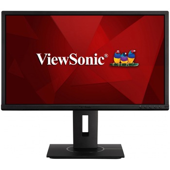 Monitor LED VA ViewSonic 24", Full HD, VGA, HDMI, Display Port, USB, Negru