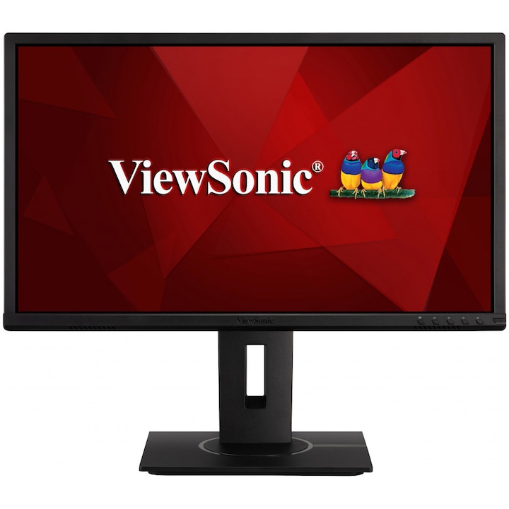ViewSonic VG2440 24" VA LED monitor, FullHD, VGA, HDMI, DisplayPort, USB, Fekete