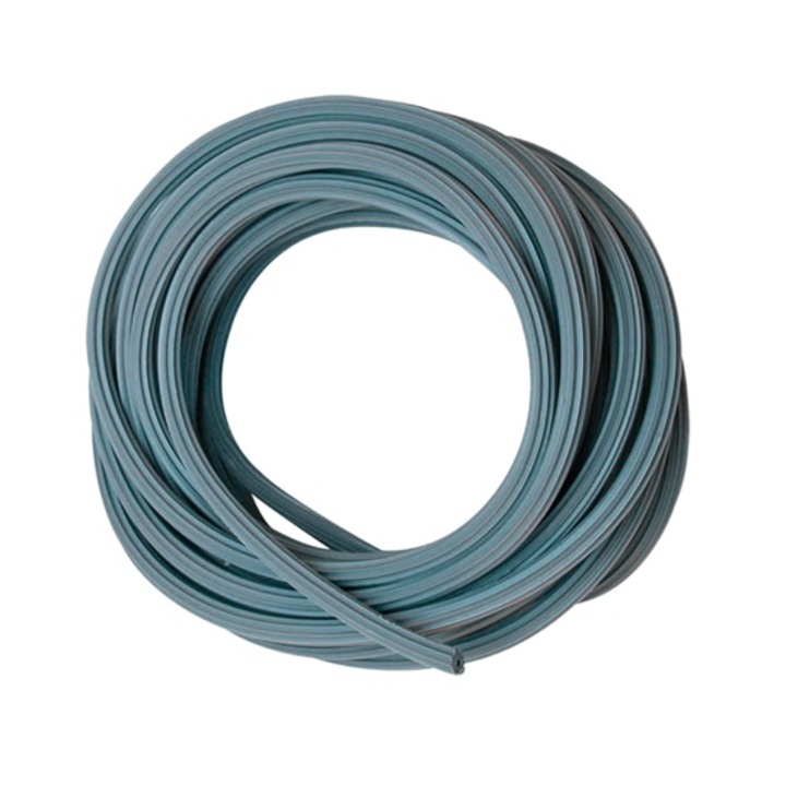 Snur garnitura cheder, fixare plasa insecte / tantari, diametru Ø5mm, lungime 100m, gri