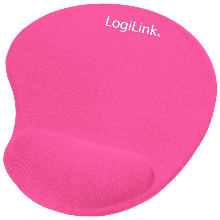 Logilink ID0027P zselés Egérpad Pink, 71088, Egérpad
