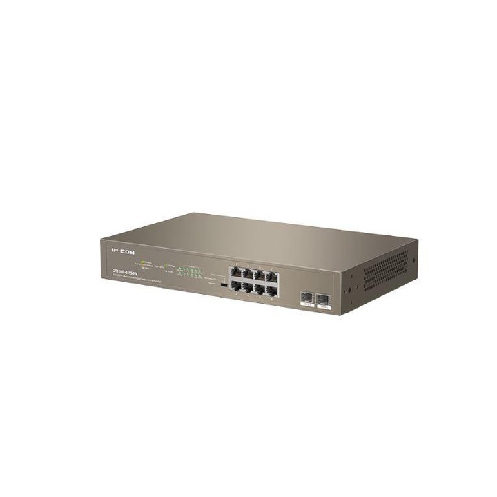 Суич 8 порта +2 Sfp Gigabit IP-COM G1110P-8-150W