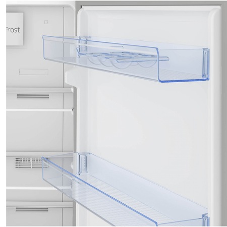 Frigider cu doua usi Beko RDNE350K30WN, 313 l, NeoFrost Dual Cooling, HarvestFresh, AeroFlow, Display, Compresor ProSmart Inverter, Clasa F, H 172 cm, Alb
