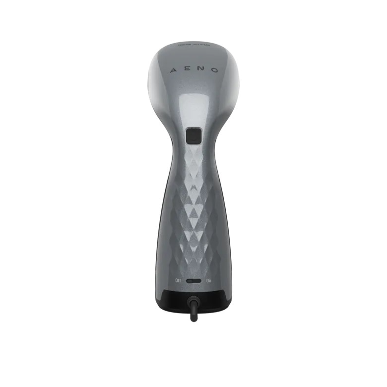 Aparat de calcat vertical cu aburi Aeno AGS0002, 1190 W,timp de incalzire 40 sec, capacitate rezervor apa 110 ml, putere abur 24 g/min, temperatura aburului pana la 145°C, geanta de voiaj, manusa, pahar de masurat incluse, gri metalizat