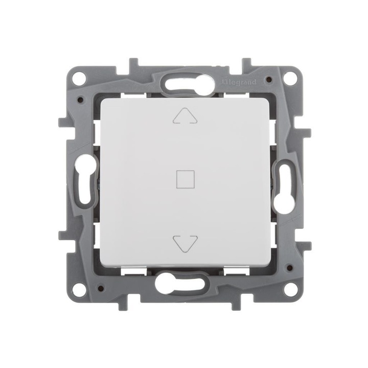 Legrand Niloe redőnykapcsoló, fehér, redőnyvezérlés, csavaros vagy karmantyús rögzítés