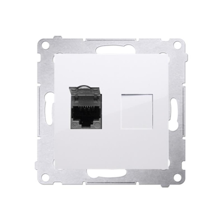 Букса за компютър, Контакт-Симон, Бяла