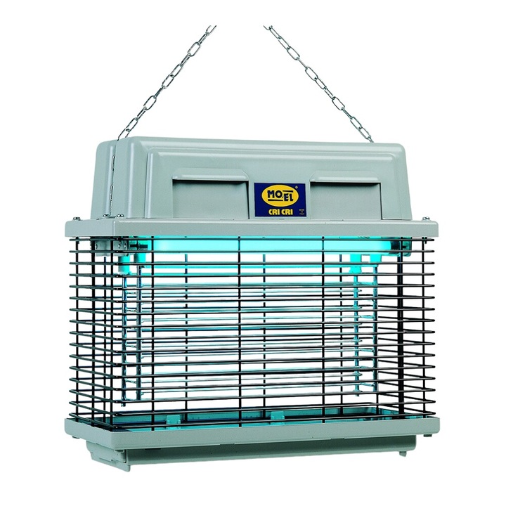 Capcana anti insecte MO-EL Cri Cri Zapper cu lampa UV-A Actinic Sylvania radiant 12 m