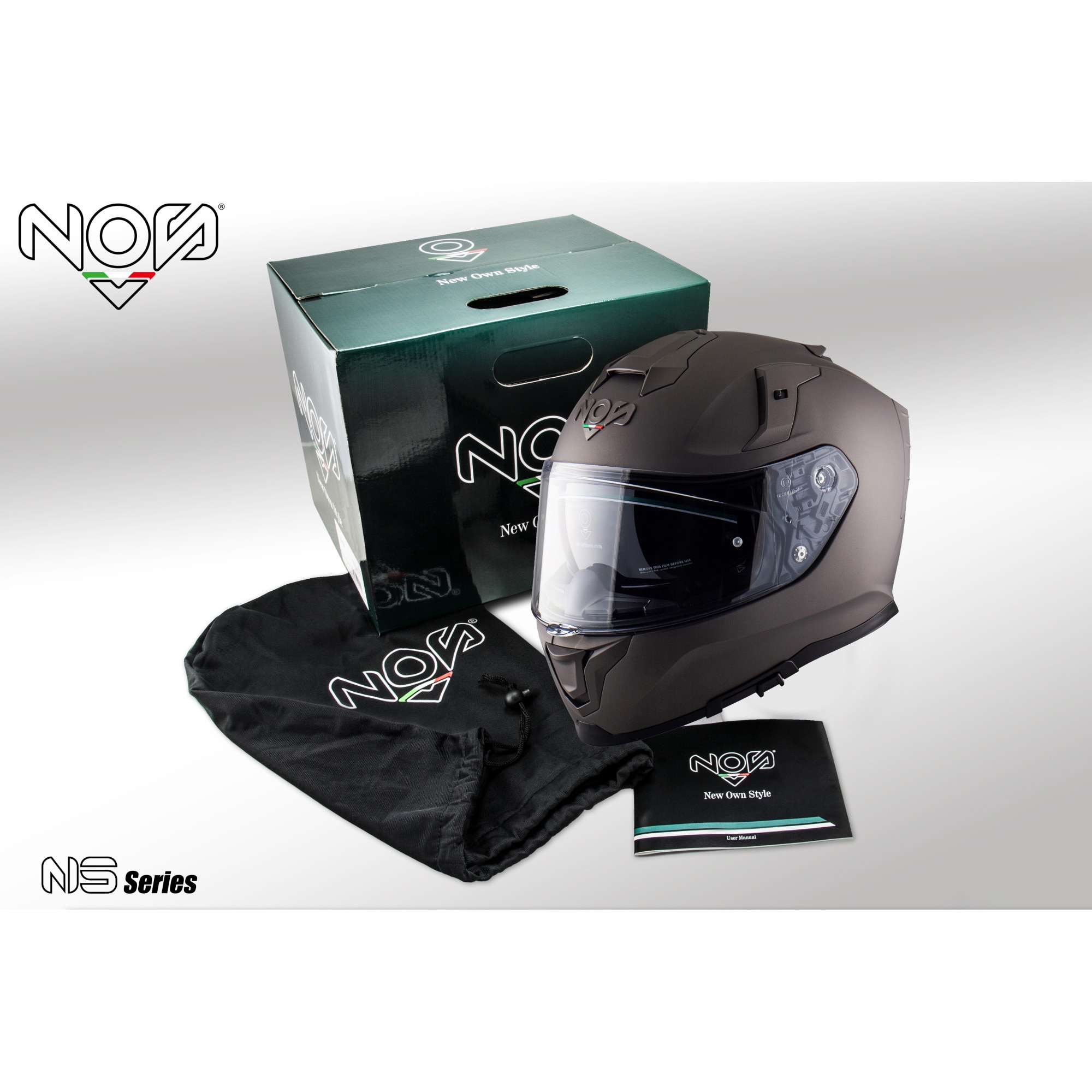 CASCO INTEGRALE NOS NS-10 - L / HASHTAG