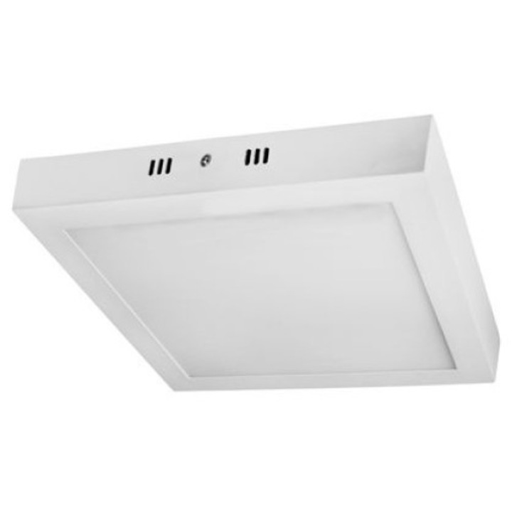 Plafoniera LED, Horoz Electric, ABS, 18W, 4000K, Alb