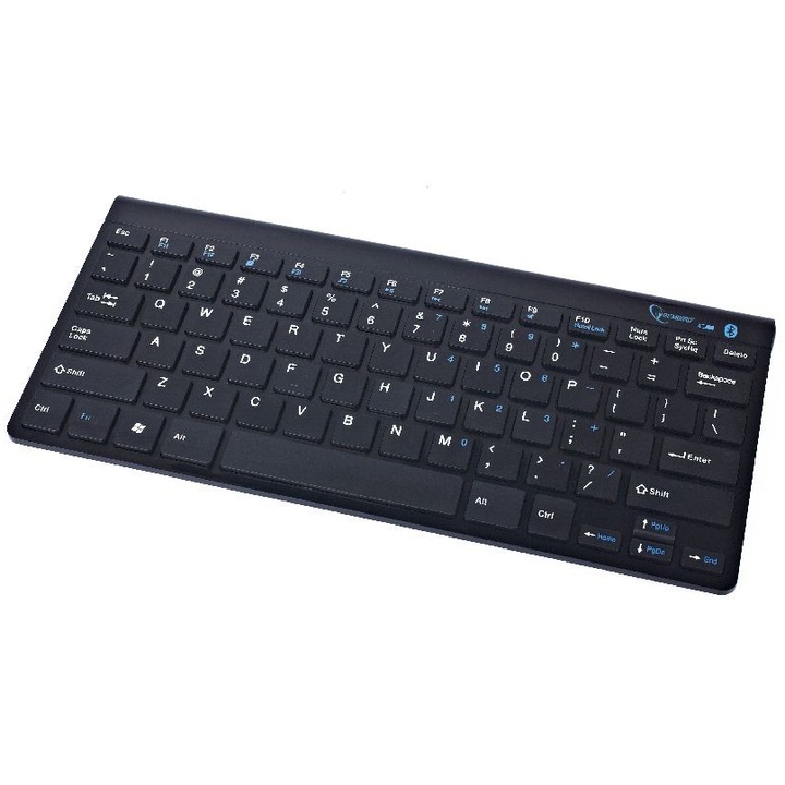Tastatura Bluetooth Gembird KB-BT-001, US layout, Negru