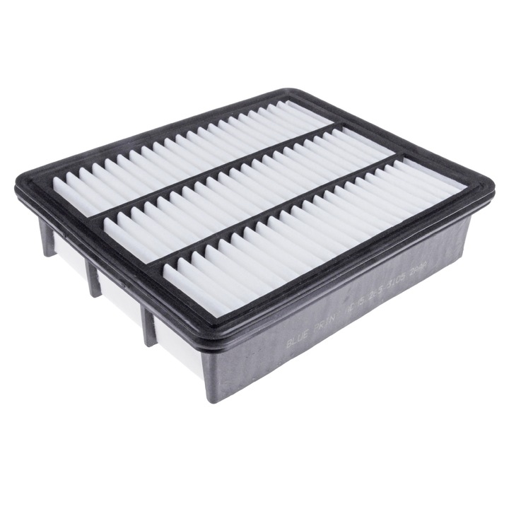 Légszűrő, kék nyomtatás, fém, Mazdához, fekete