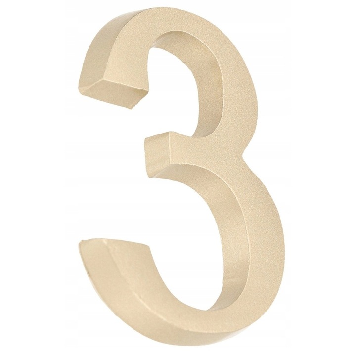 Numar pentru usa, Kotarbau, Alama, 5 cm, Auriu