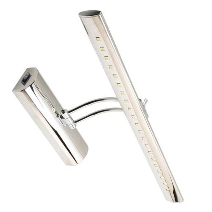 Aplica LED, Horoz Electric, Metal, 4W, 4000K, Argintiu