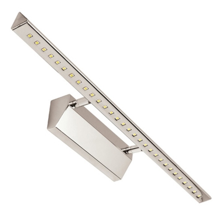 Aplica LED, Horoz Electric, Metal, 6W, 4000K, Argintiu
