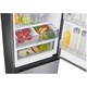 Samsung RB38C7B6CS9/EF kombinált bespoke hűtőszekrény, C energiaosztály, 390 L, M: 203 cm, NoFrost, WiFi, Inox