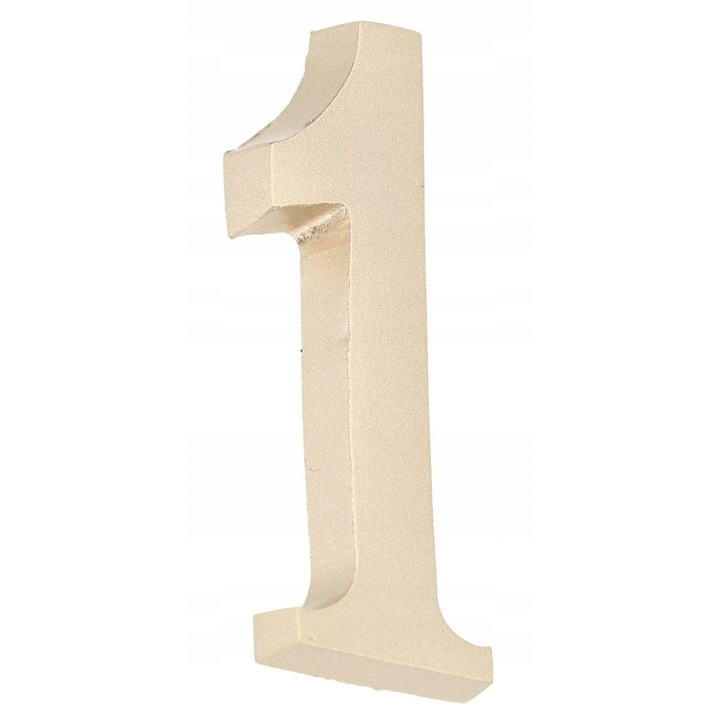 Numar pentru usa, Kotarbau, Alama, 5 cm, Auriu