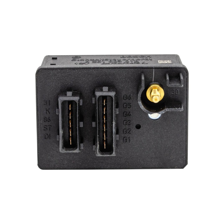 Реле за подгревни свещи, Bosch, Пластмаса, За Alfa Romeo/Citroen/Fiat/Lancia/Peugeot, Черно