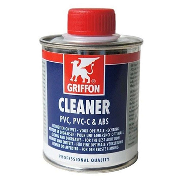 PE/PP/PVDF/PVC és PB tisztító oldat, Griffon Cleaner, 250 ml