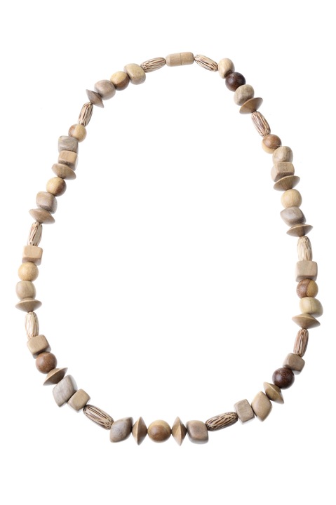 Колие, Gloria Maris Handmade, Екзотично дърво256 Светлокафяво, 74 см