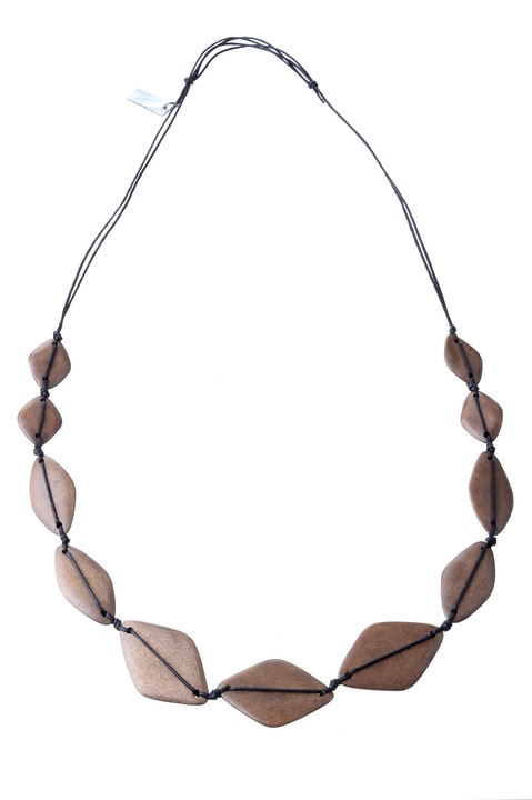 Colier, Gloria Maris Handmade, Wood exotic 92450 Maro, Reglabila