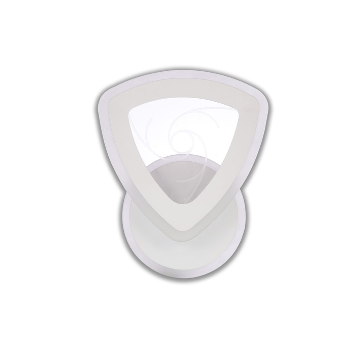 Smart LED fali lámpa Whiz AP1, 33W, 2700lm, meleg / semleges / hideg fény, szabályozható, távirányítóval, fehér