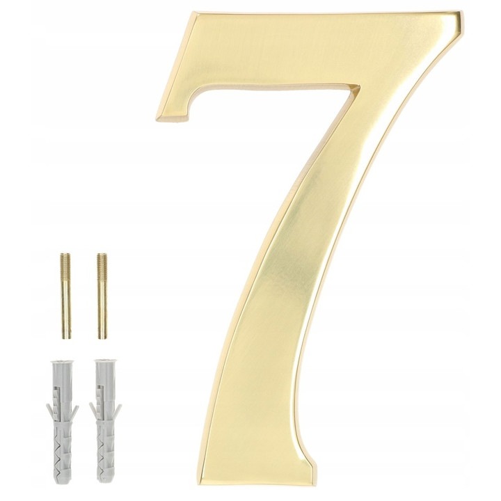 Numar usa, Kotarbau, Alama, 20 cm, Auriu