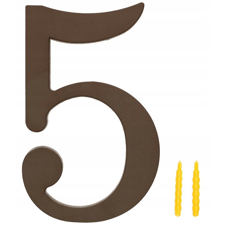 Cifra 5, Kotarbau, Plastic, 17,5 cm, Maro