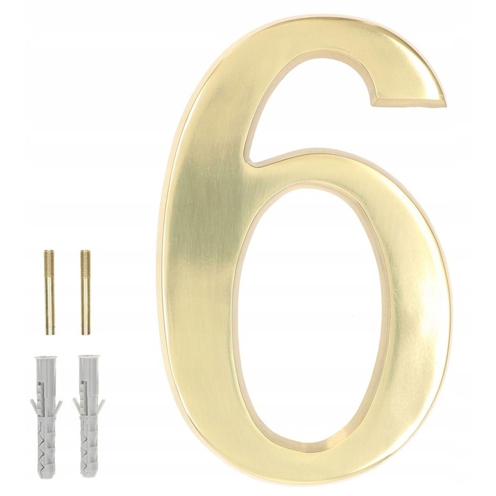 Cifra 9/6, Kotarbau, Alama, 20 cm, Auriu