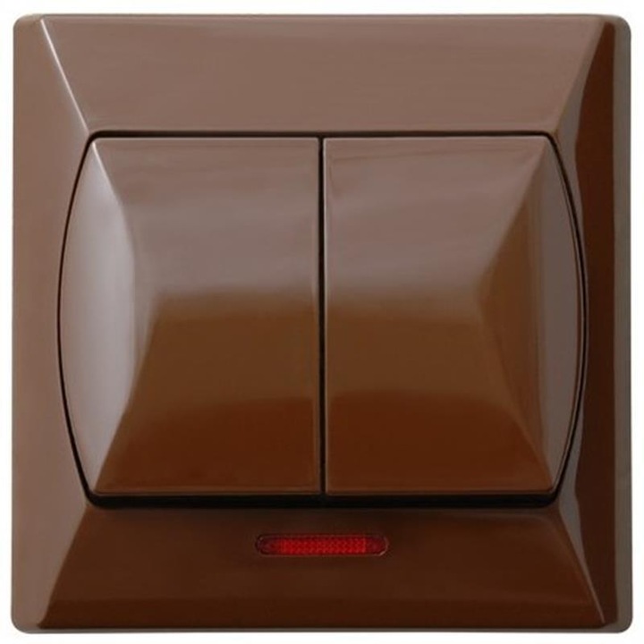 Intrerupator, Ospel, 250V, ABS, Maro