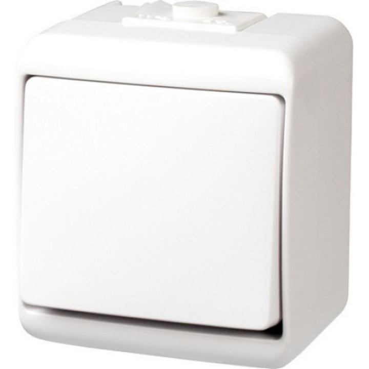 Intrerupator, Karlik, ABS, Alb